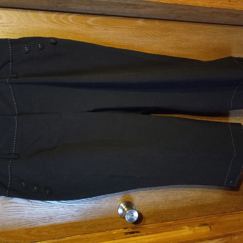 Black Wide Leg Pants with High-Waisted Fit